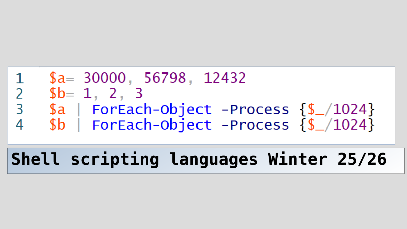 Course Image Shell scripting languages