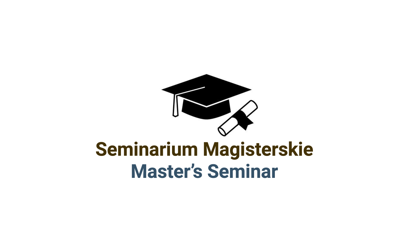 Course Image Seminarium magisterskie/Master's Seminar/Dawid	